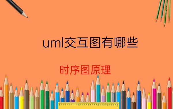 uml交互图有哪些 时序图原理？